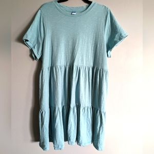 Old Navy Tiered Mini Swing T-Shirt Dress